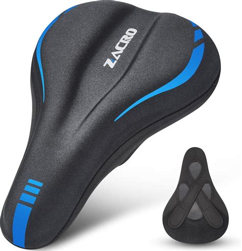 Zacro Bike Seat Cushion, Gel Bike Seat Cover for Men Women, Gel Padded