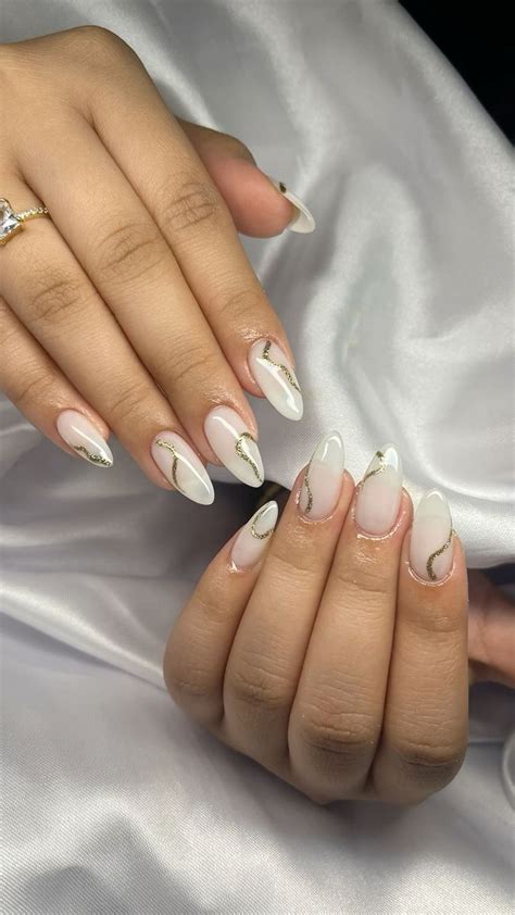 minimalist white nails classy nail extension simple extension nails