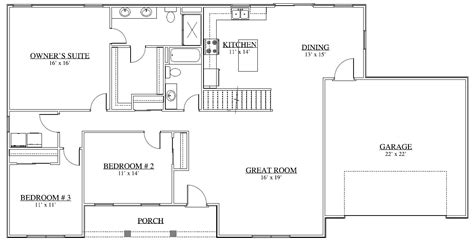 Land Visions General Contracting > Floor Plans > Canterbury