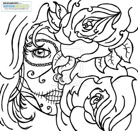 Rose Tattoo Coloring Pages at GetDrawings | Free download