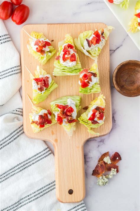 Wedge Salad Bites - Easy Appetizers