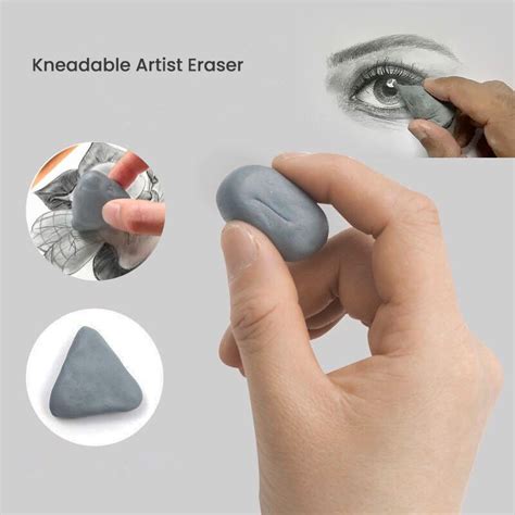Creative Mark Enhanced Kneaded Eraser Large, Grey | Jerry's Artarama