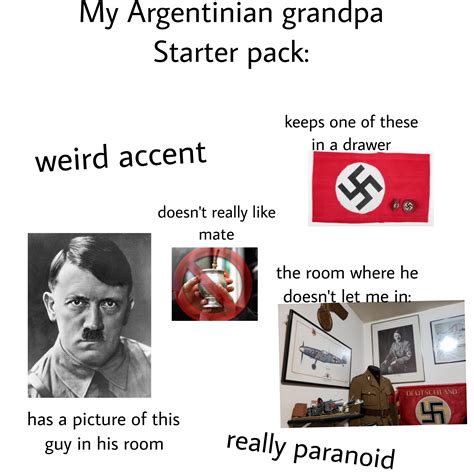 my Argentinian grandpa Starter pack | /r/starterpacks | Starter Packs