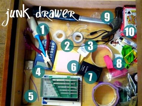 mamahall ten  tuesday junk drawer junk