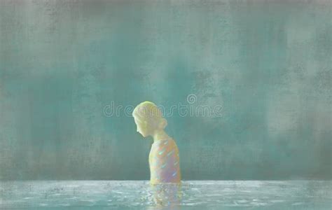 depressed  water stock illustration illustration  mind