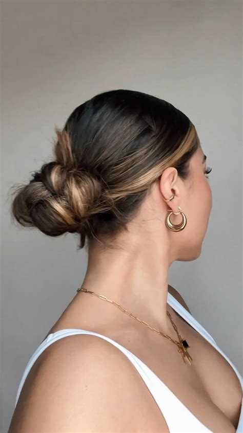 easy sleek slicked  bun tutorial artofit