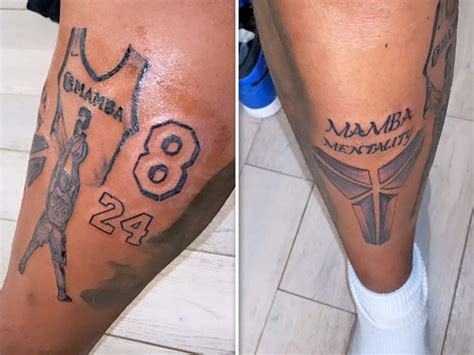 Shaq's Son Shareef O'Neal Reveals Second Kobe Bryant Tribute Tattoo ...