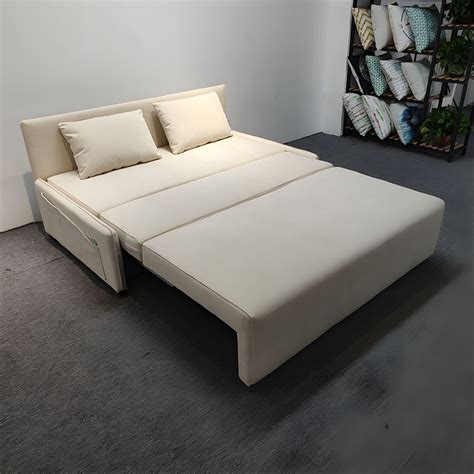 pillow included convertible sofa foldable futon sofa bed  storage