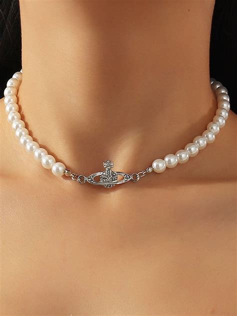 planet pearl necklace  necklaces  store   sale