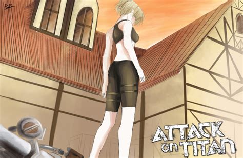 AOT Manga cover Annie Vs Mikasa by BlueSparksLevi on DeviantArt