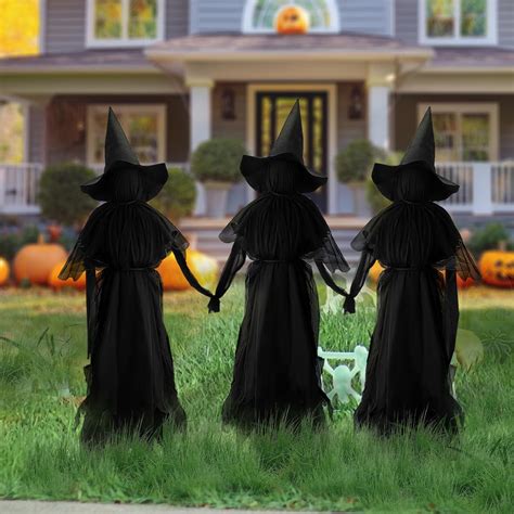 Amazon.com: Halloween Decorations Outdoor - 3 Witches Holding Hands