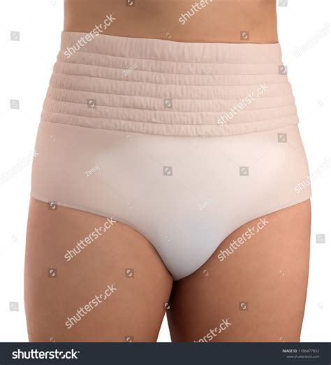 White Female Pelvic Area Wearing Adult Stock Photo 1186477852