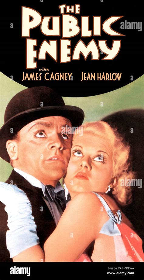 THE PUBLIC ENEMY, from left: James Cagney, Jean Harlow, 1931 Stock ...