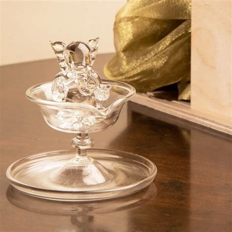 Glass Diya with Ganesha - directcreate.com