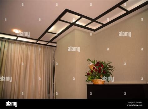 ceiling  living room stock photo alamy