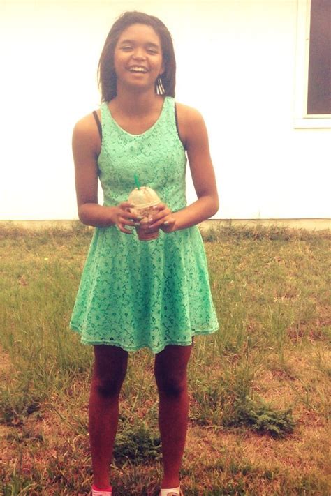 Teal dress from pacsun $25.00 Starbucks java chip with carmel drizzle ...