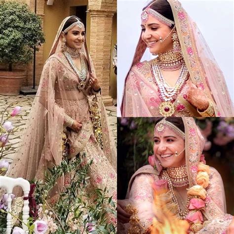 Anushka Sharma wedding photos 2017 | Wedding dress cost, Wedding dress ...