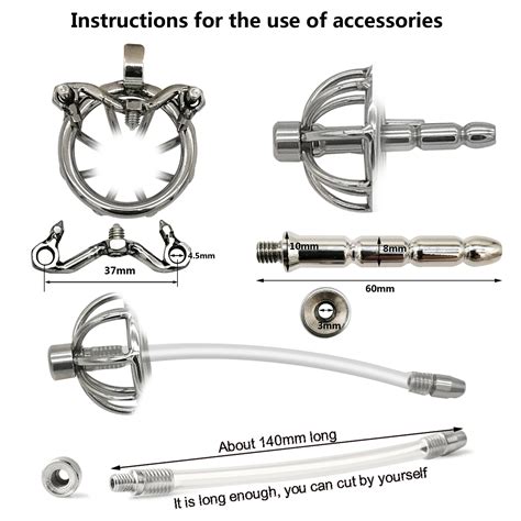 Super Small Flat Stainless Steel Male Chastity Device – topchastity