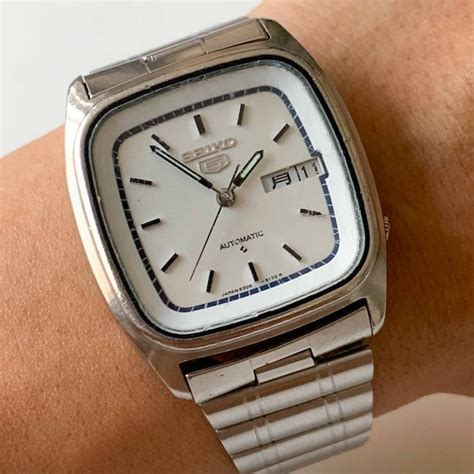 Vintage Vintage Old Seiko 5 Automatic Square Watch | Grailed