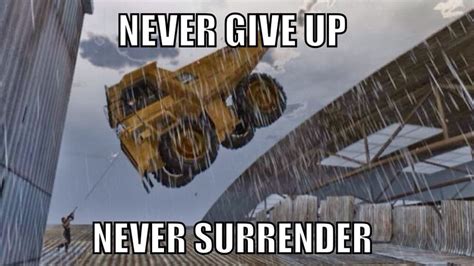 Never Give Up! Never Surrender! : gaming