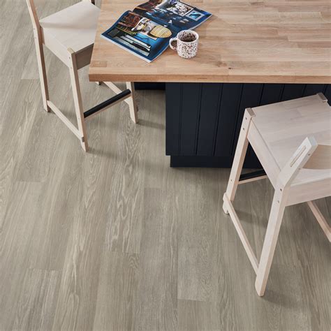 Karndean Knight Tile 6" x 36" Grey Limed Oak Plank Rigid Core Vinyl