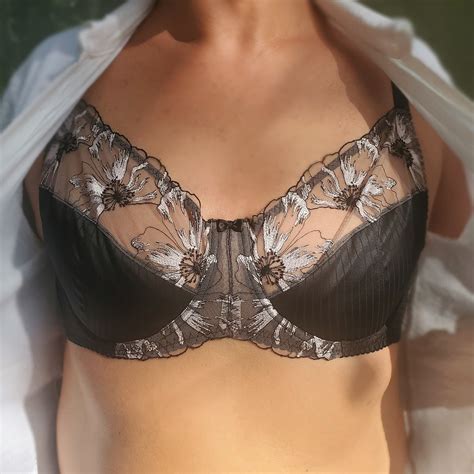 aa cup bra black soft satin bra  big men crossdresser trans