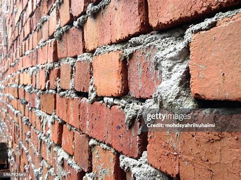 building brick wall   premium high res pictures getty images