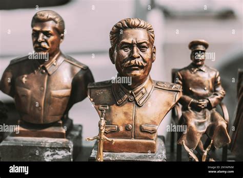 Soviet Leader Josef Stalin. Concept Of Nostalgia For Soviet Union ...