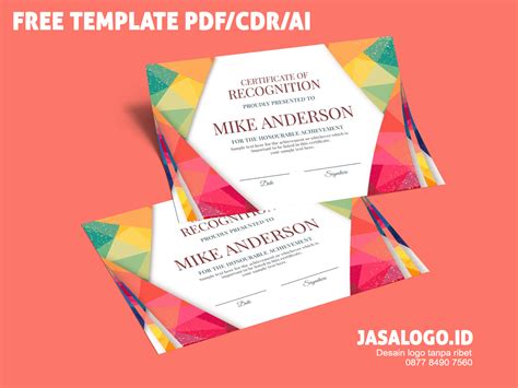 detail desain piagam lomba mewarnai koleksi nomer