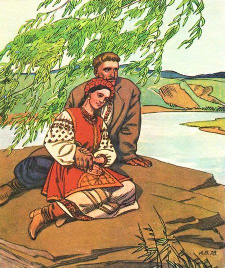 Ukrainian artist / Анатолій Базилевич. Ілюстрації до Кайдашевої сім'ї ...