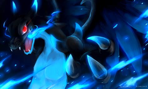 mega charizard   nurinaki  deviantart