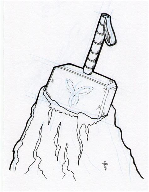 thor's hammer drawing - Google Search | Tatoo, Tatuagem