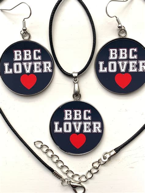 BBC Lover Pendant and Earring Set. Any Hot Wife/ Queen of - Etsy