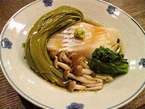 Recipes for Tom: Shinshu-mushi / white-flesh fish steamed with soba noodles