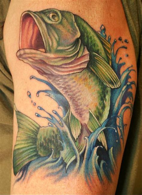 Bass fish tattoo.... by T: TattooNOW