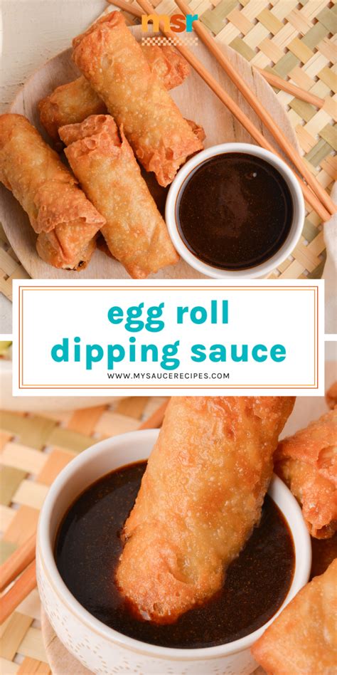 BEST Egg Roll Dipping Sauce Recipe (Ready in FIVE Minutes!)