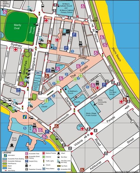 Sydney CBD map - Ontheworldmap.com