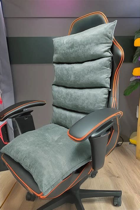 Green Orthopedic Gaming Chair Cushion Office Chair Back Support - Etsy