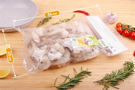 Креветки очищенные без вены, 16/20 шт в фунте, оптом коробка 10 кг