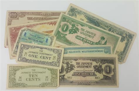 collection  wwii invasion money lot  allbids