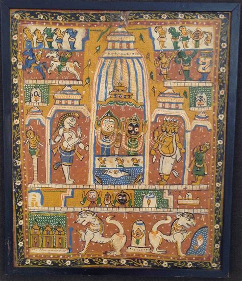 pattachitra painting odisha jagannath antique art