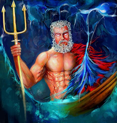 ArtStation - poseidon greek mythology personal concept
