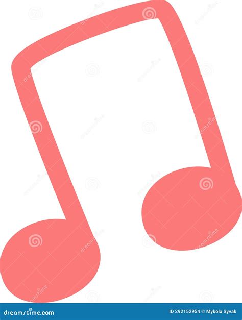 Music Note Doodle stock vector. Illustration of design - 292152954