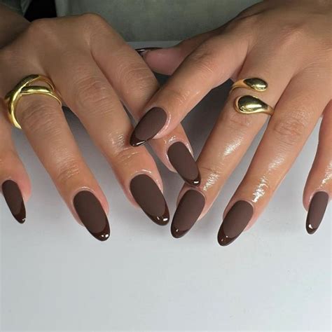 These Brown Nails are All the Rage This Season | Brown nails, Stylish nails, Long nails