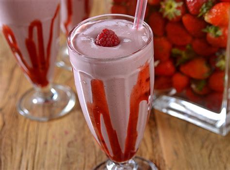 Milshake De Morangi Nossa E Mt Cremos - Milk shake cremoso de morango