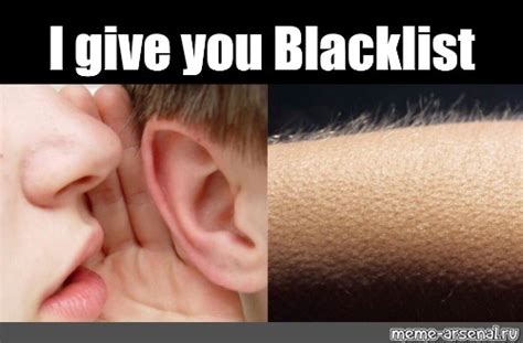 Сomics meme: "I give you Blacklist" - Comics - Meme-arsenal.com