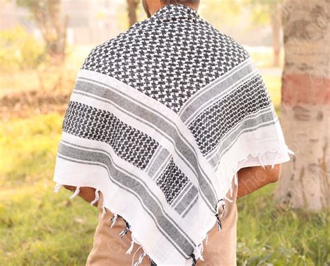 palestinian keffiyeh shemagh scarf arab style arafat hatta head scarf