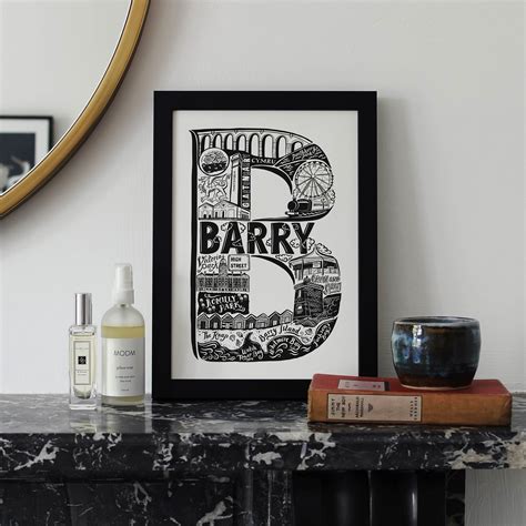 Barry Print - Barry Gift- Barry Honeymoon Gift – Lucy Loves This