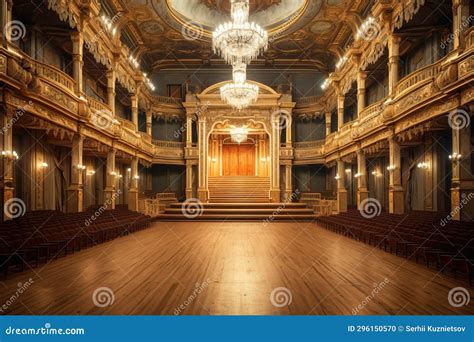 Interior of the Opera Hall, Classical Architecture of Entertainment ...