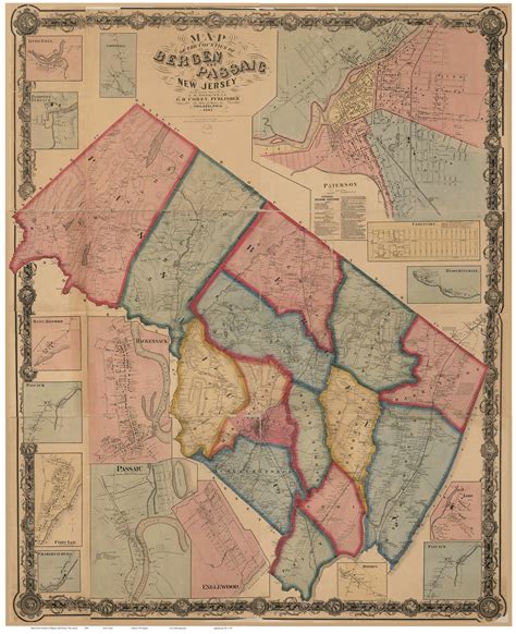 New Jersey Nj County Map
